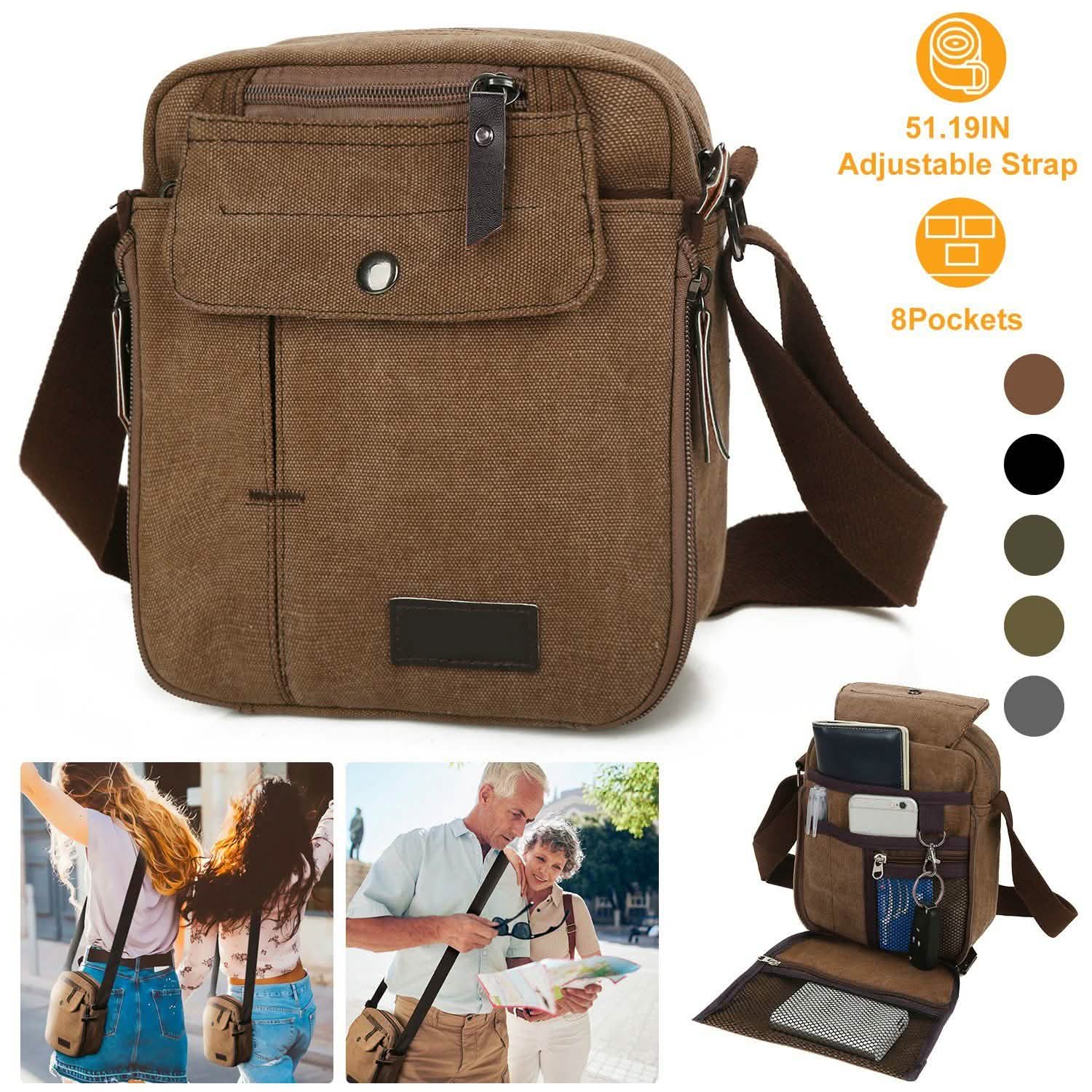 Unisex Crossbody Bags Canvas DailySale