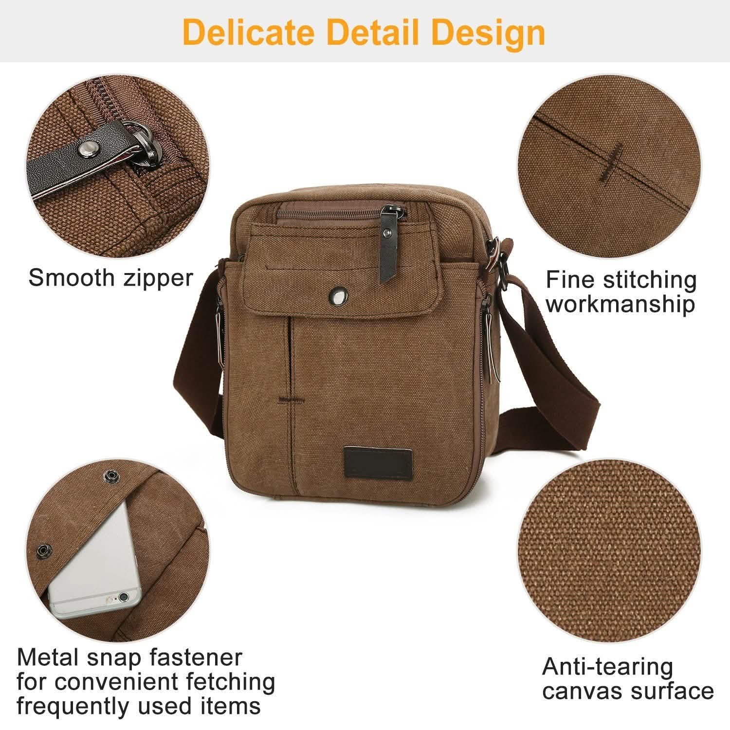 Unisex Crossbody Bags Canvas DailySale