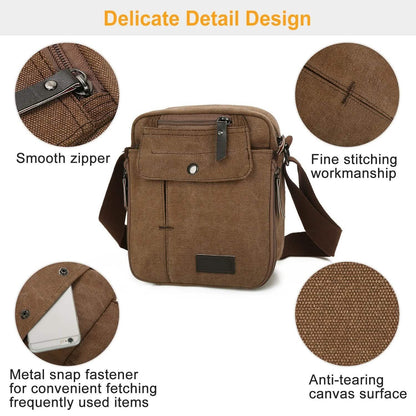 Unisex Crossbody Bags Canvas DailySale