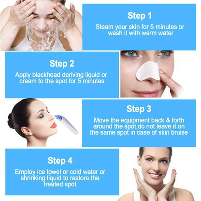 Unisex Electric Blackhead Remover Facial Skin Pore Cleaner DailySale