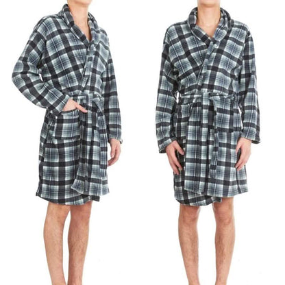 Unisex Fleece Robe with Pockets - Assorted Colors DailySale