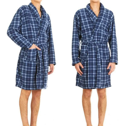 Unisex Fleece Robe with Pockets - Assorted Colors DailySale