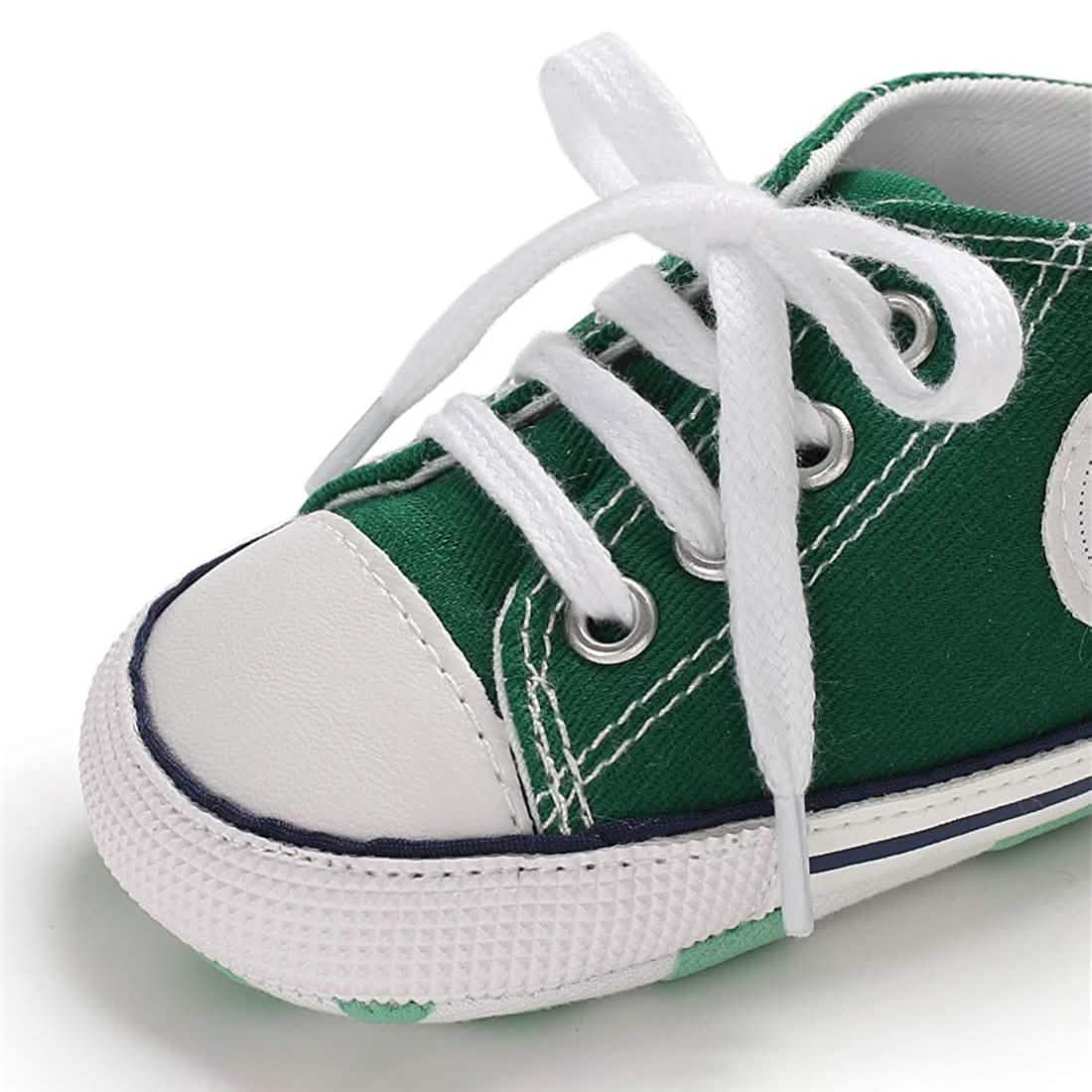 Unisex High Top Sneaker Soft Anti-Slip Sole Newborn Infant Denim Shoes DailySale