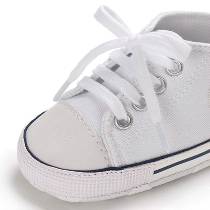 Unisex High Top Sneaker Soft Anti-Slip Sole Newborn Infant Denim Shoes DailySale