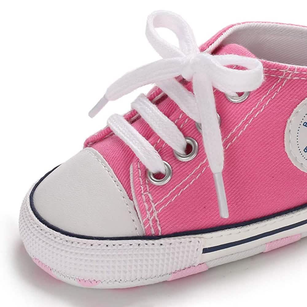 Unisex High Top Sneaker Soft Anti-Slip Sole Newborn Infant Denim Shoes DailySale