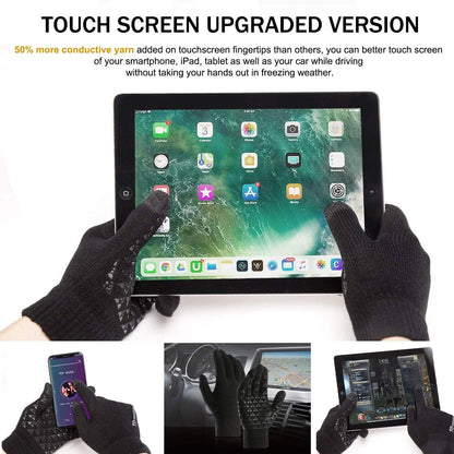 Unisex Knit 360¬∞ Whole Palm Touchscreen Antislip Gloves DailySale