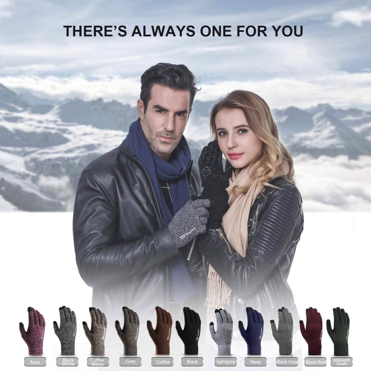 Unisex Knit 360¬∞ Whole Palm Touchscreen Antislip Gloves DailySale