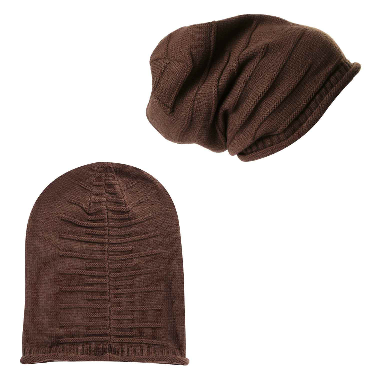 Unisex Knit Beanie Slouchy Baggy Hat DailySale