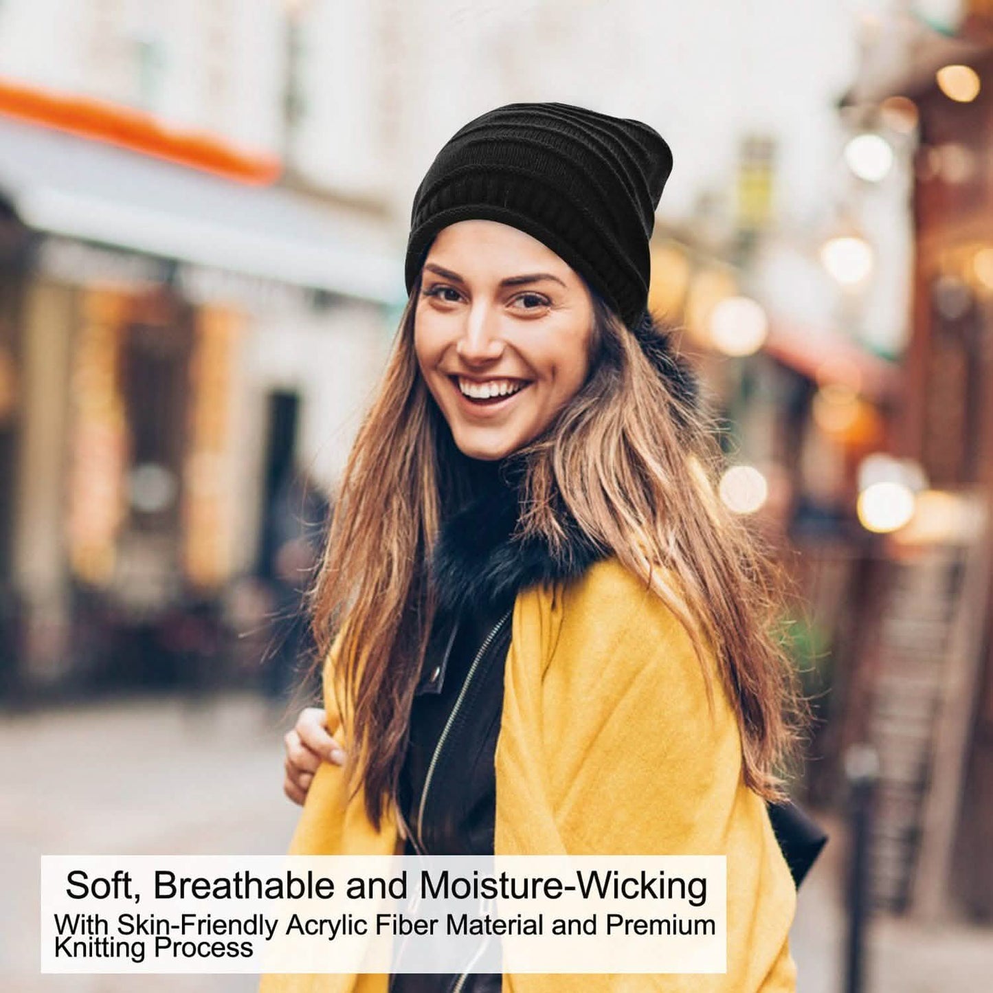 Unisex Knit Beanie Slouchy Baggy Hat DailySale