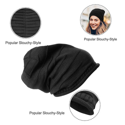 Unisex Knit Beanie Slouchy Baggy Hat DailySale