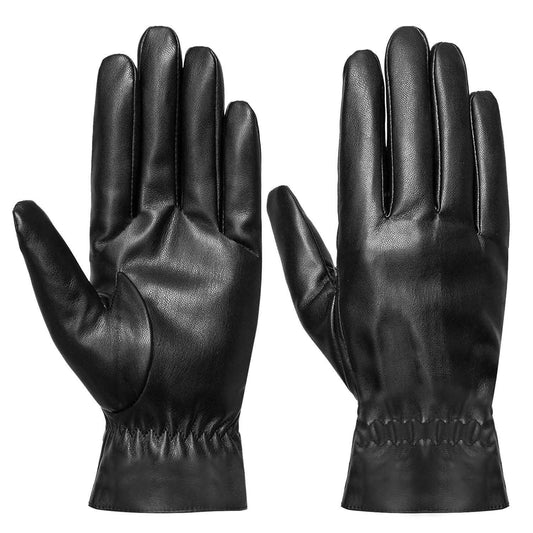 Unisex Leather Winter Warm Gloves DailySale