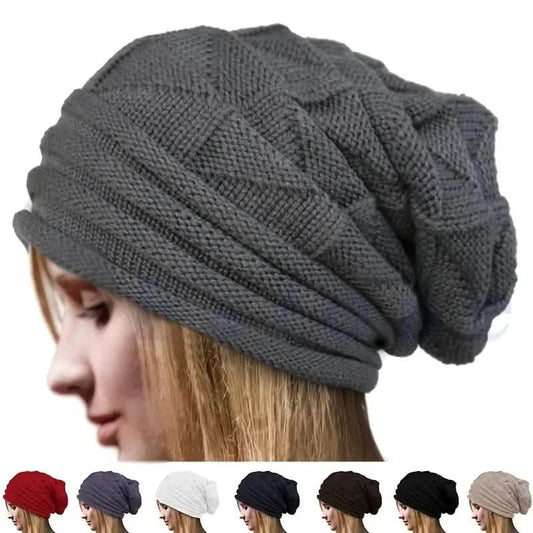 Unisex Oversized Knitted Baggy Beanie DailySale