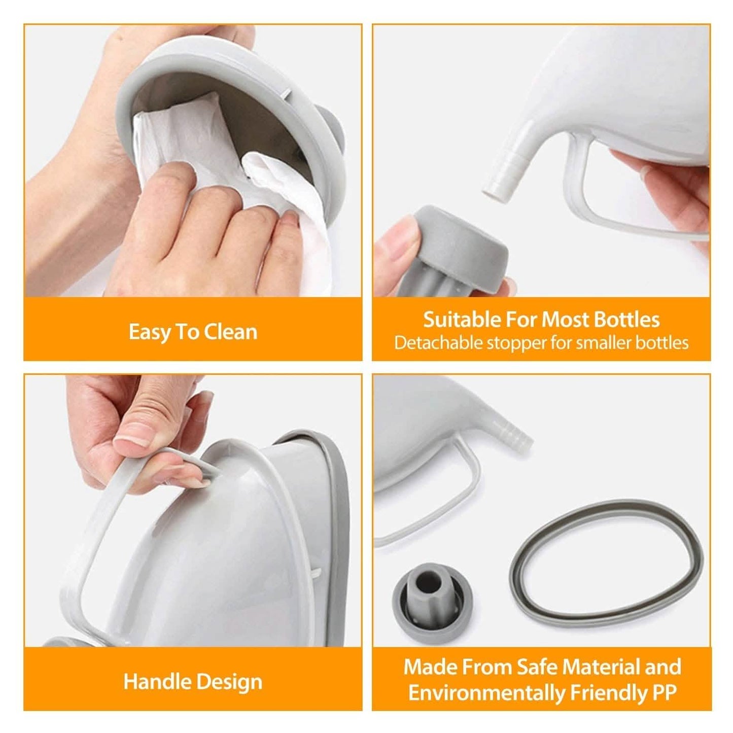 Unisex Potty Pee Funnel Adult Emergency Urinal Device DailySale