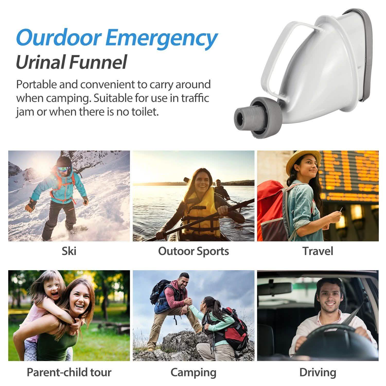 Unisex Potty Pee Funnel Adult Emergency Urinal Device DailySale