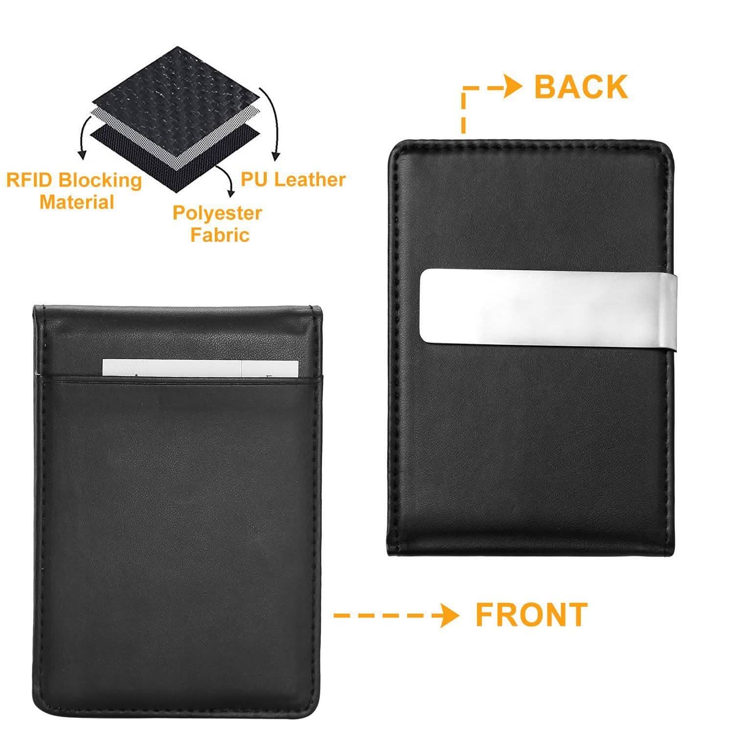 Unisex PU Leather Wallet RFID Blocking DailySale
