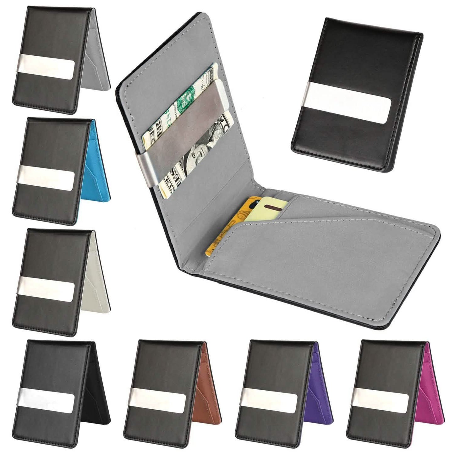 Unisex PU Leather Wallet RFID Blocking DailySale