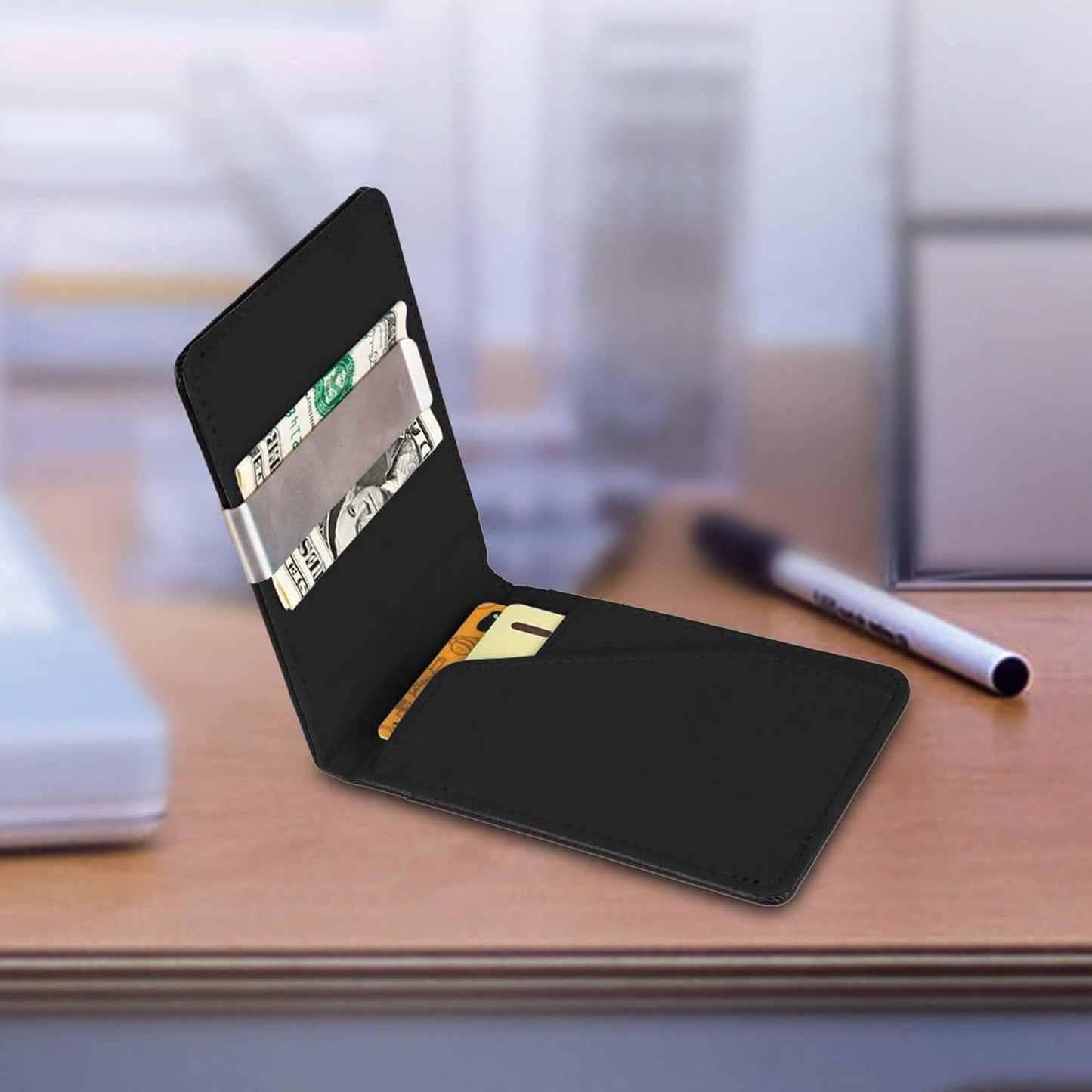 Unisex PU Leather Wallet RFID Blocking DailySale