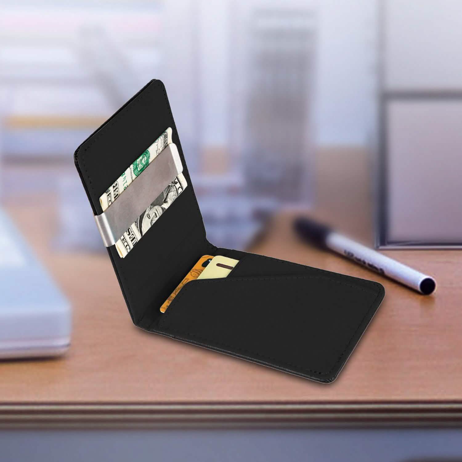 Unisex PU Leather Wallet RFID Blocking DailySale