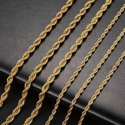 European Classic Twist Necklace Rope Chain DailySale