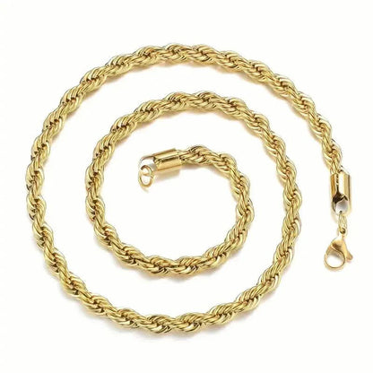 European Classic Twist Necklace Rope Chain DailySale