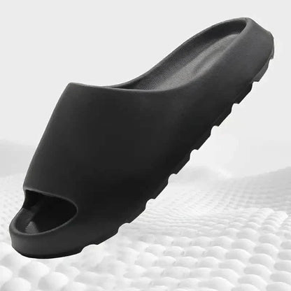 Unisex Soft Slippers, Comfortable Indoor/Outdoor Slide Sandals, Non-slip Textured Design Footwear DailySale