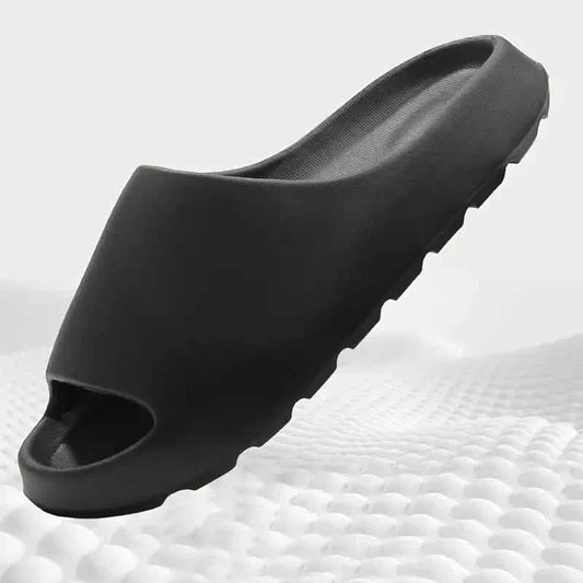 Unisex Soft Slippers, Comfortable Indoor/Outdoor Slide Sandals, Non-slip Textured Design Footwear DailySale