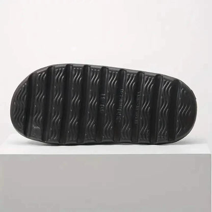 Unisex Soft Slippers, Comfortable Indoor/Outdoor Slide Sandals, Non-slip Textured Design Footwear DailySale