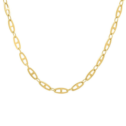 Unisex Stainless Steel Mariner Link Necklace DailySale