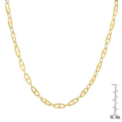 Unisex Stainless Steel Mariner Link Necklace DailySale