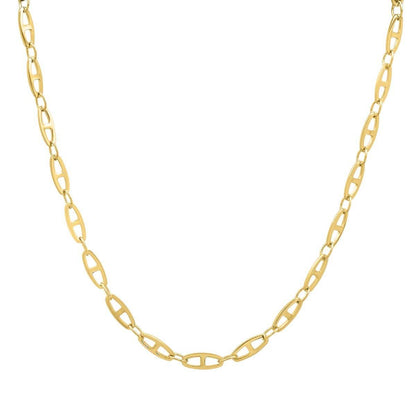 Unisex Stainless Steel Mariner Link Necklace DailySale