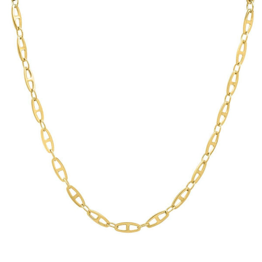 Unisex Stainless Steel Mariner Link Necklace DailySale