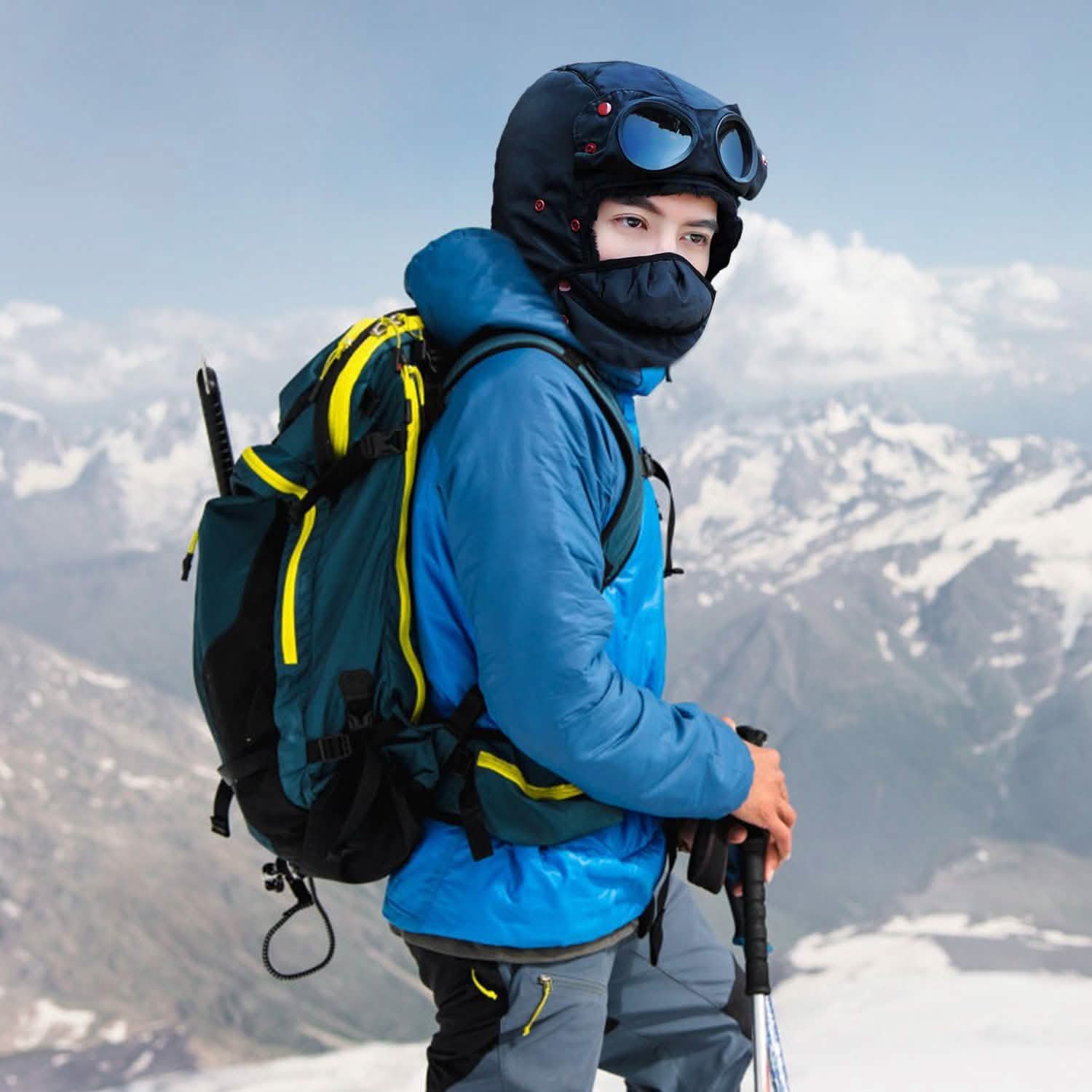 Unisex Thermal Winter Goggles Hat DailySale