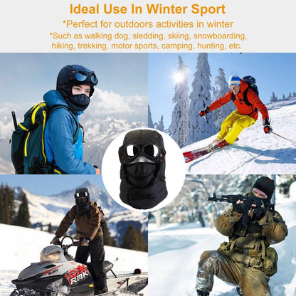 Unisex Thermal Winter Goggles Hat DailySale