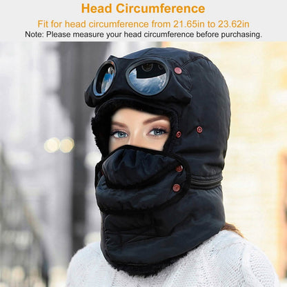 Unisex Thermal Winter Goggles Hat DailySale