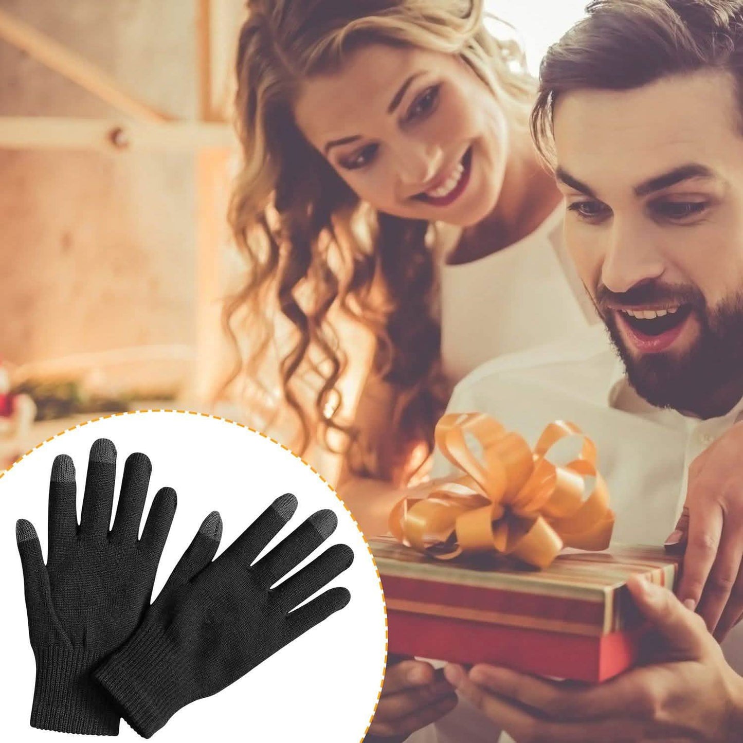 Unisex Winter Knit Gloves Touchscreen DailySale