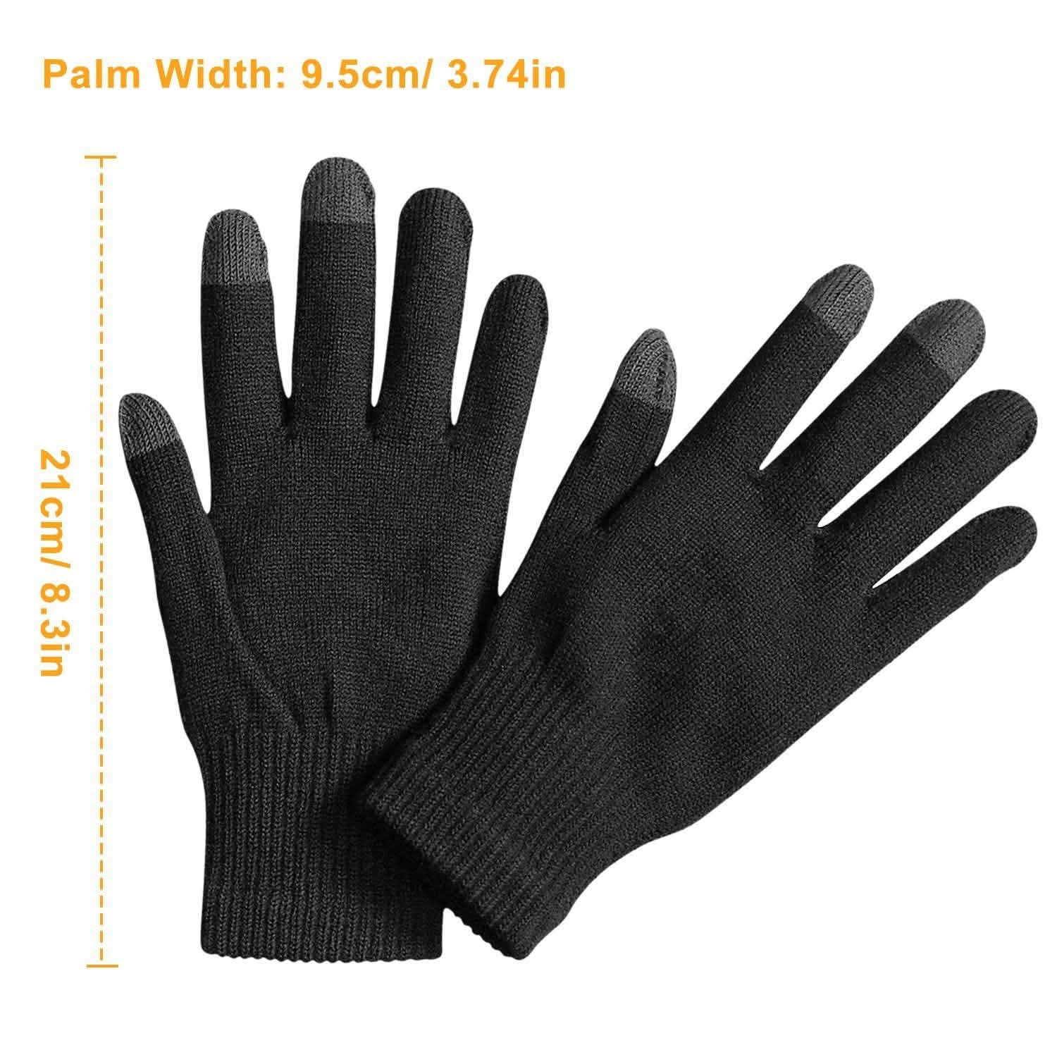 Unisex Winter Knit Gloves Touchscreen DailySale