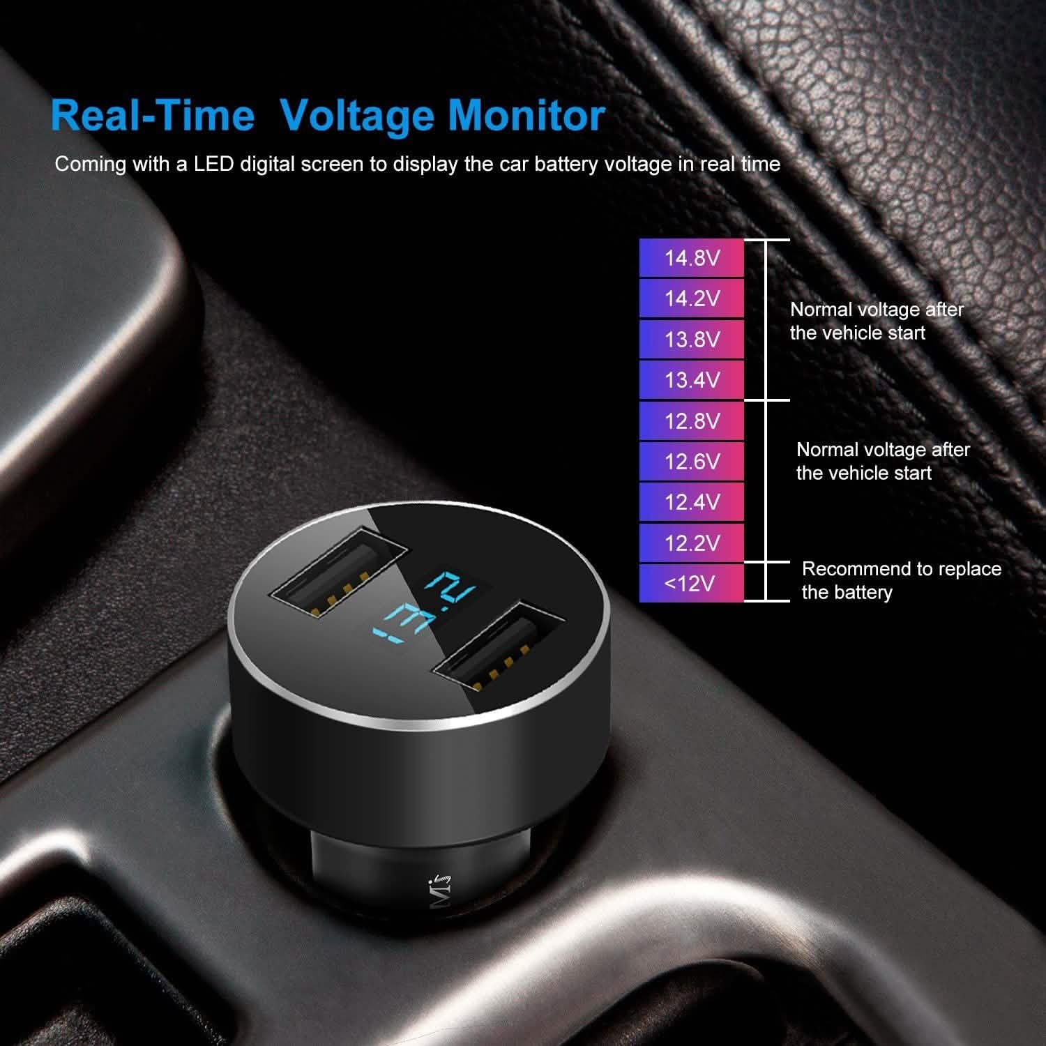 Universal 15W/3.1A Dual USB Car Charger DailySale