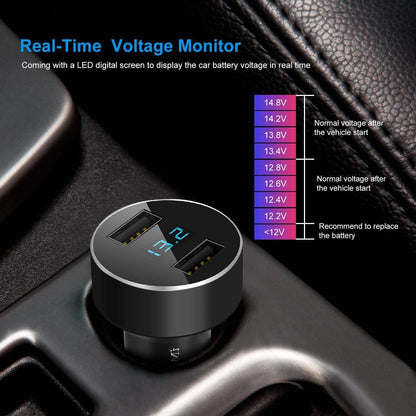 Universal 15W/3.1A Dual USB Car Charger DailySale