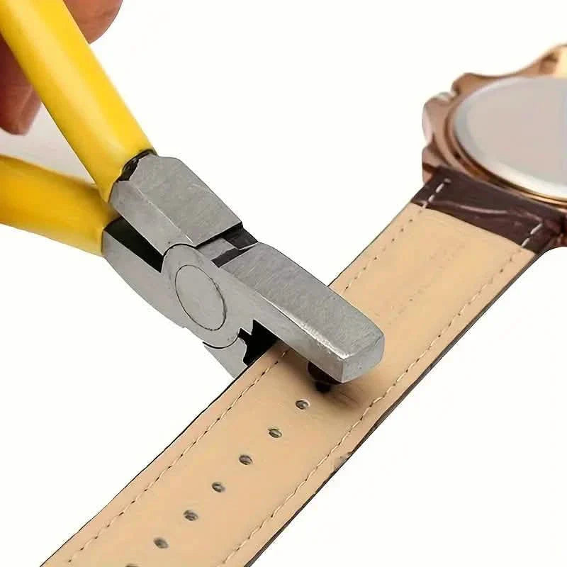 Universal 2.0mm Faux Leather Hole Punch Plier - Effortless Belt, Dog Collar, Shoe, and Craft Project Repair Tool DailySale