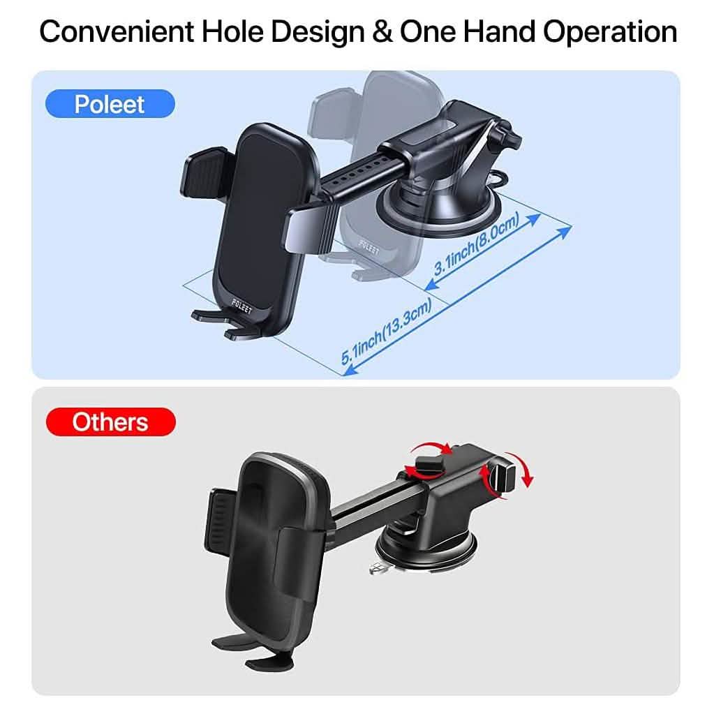 Universal 3-in-1 Car Phone Holder Mount DailySale