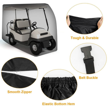 Universal 4 Passenger Golf Cart Cover 210D DailySale