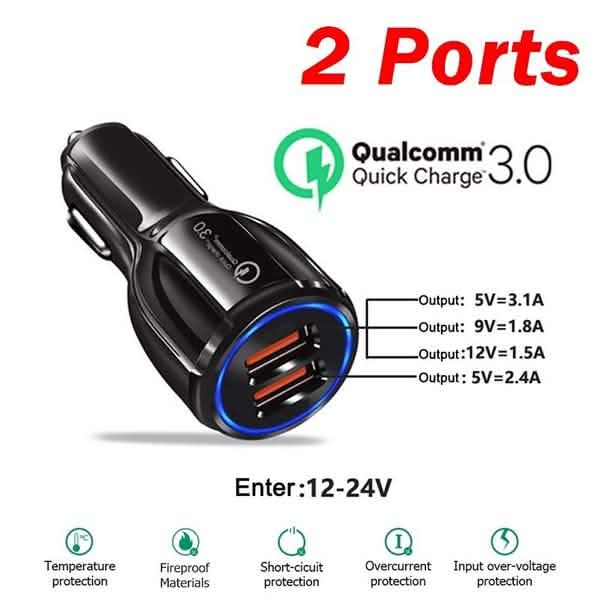 Universal 4 Ports USB Car Charger DailySale