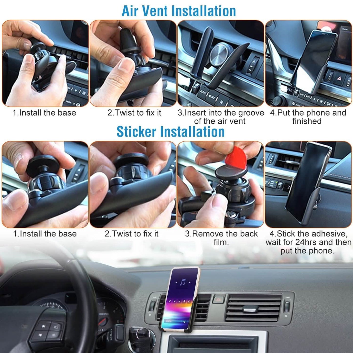 Universal Car Air Vent Phone Mount DailySale