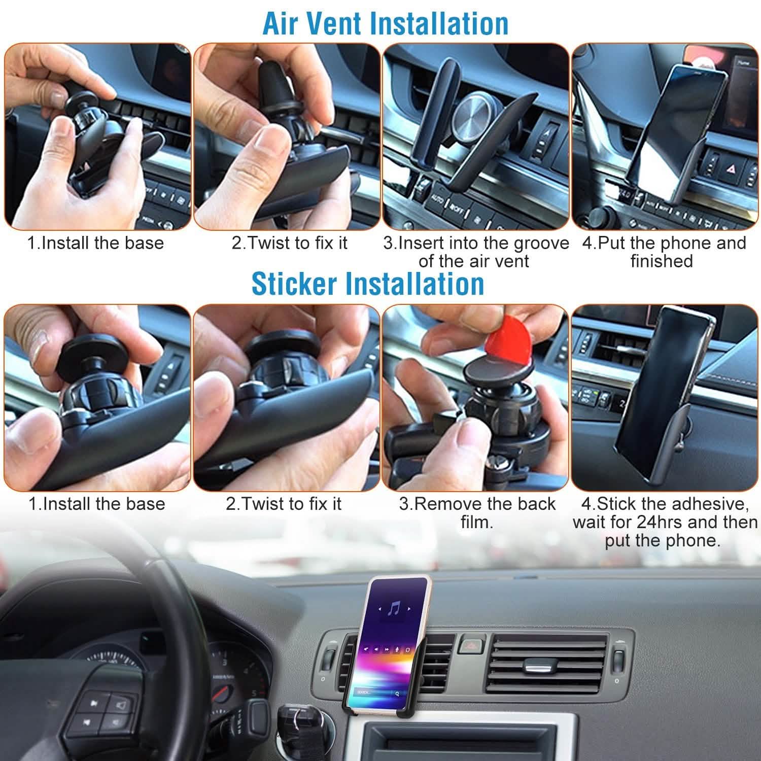 Universal Car Air Vent Phone Mount DailySale