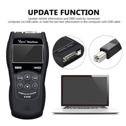 Universal Car Fault Reader Code Scanner Diagnostic Tool OBD 2 SCAN Reset Tool DailySale
