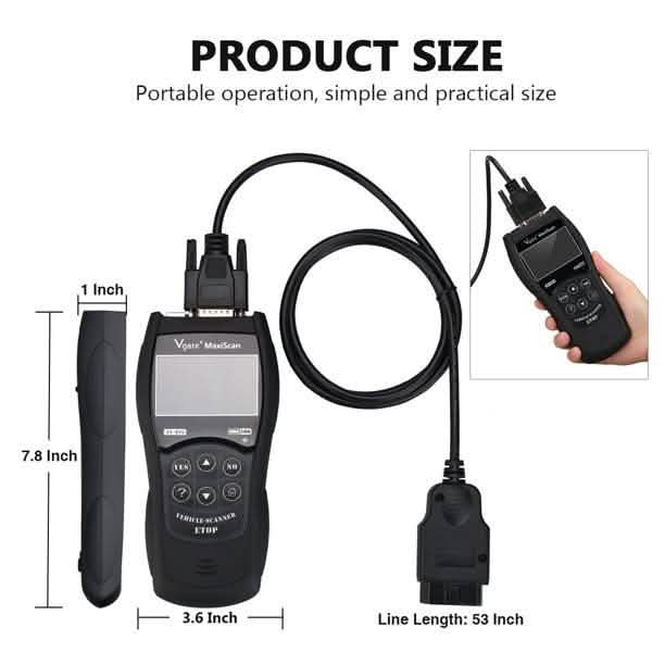 Universal Car Fault Reader Code Scanner Diagnostic Tool OBD 2 SCAN Reset Tool DailySale