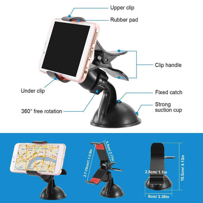Universal Car Phone Holder 360° Rotation DailySale