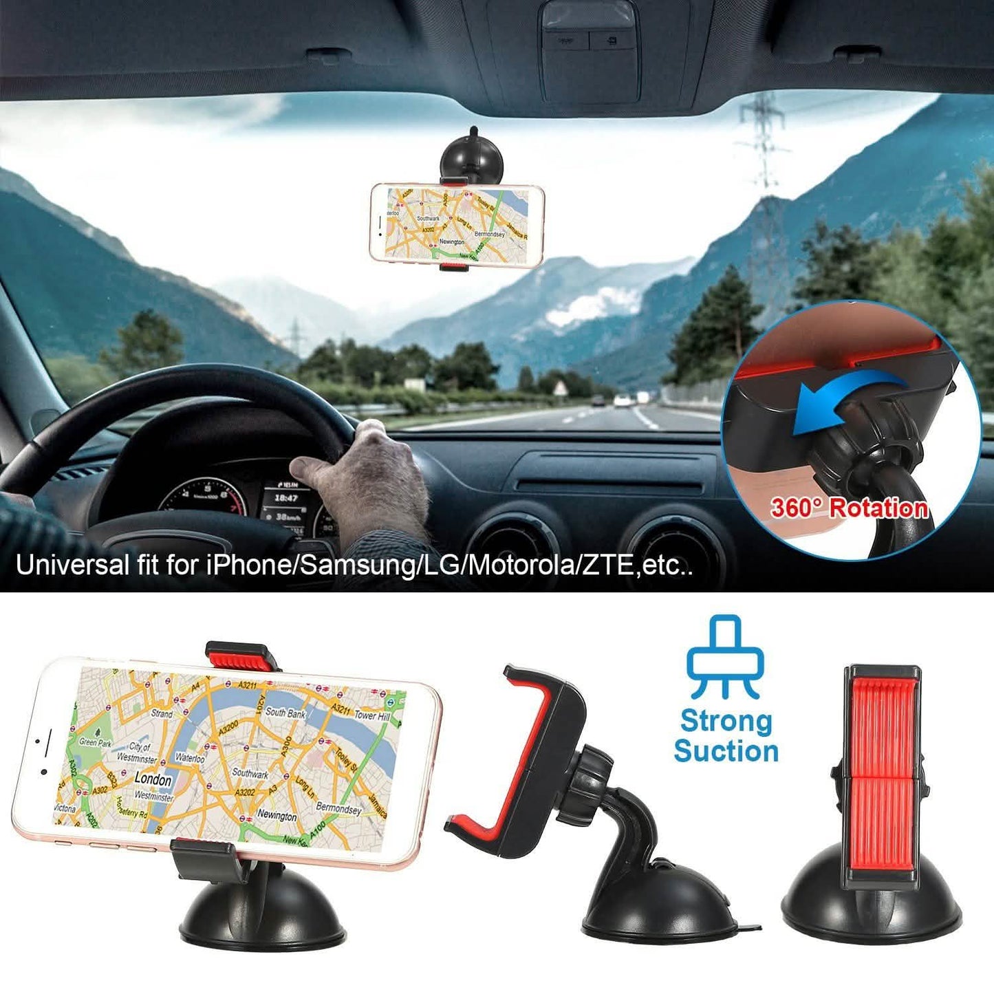 Universal Car Windshield Mount Holder DailySale