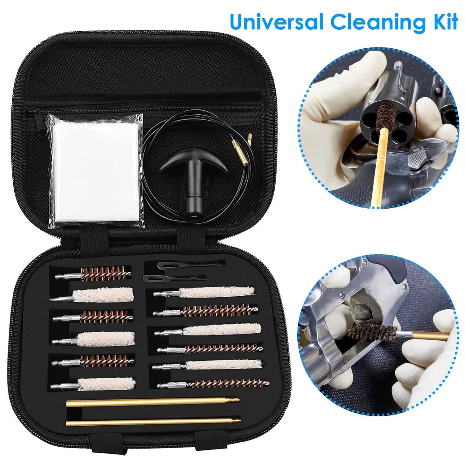 Universal Gun Cleaning Kit with 39.3" Flex Cable Brass Rod DailySale