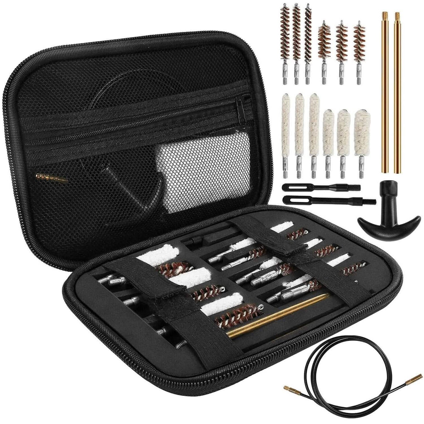 Universal Gun Cleaning Kit with 39.3" Flex Cable Brass Rod DailySale